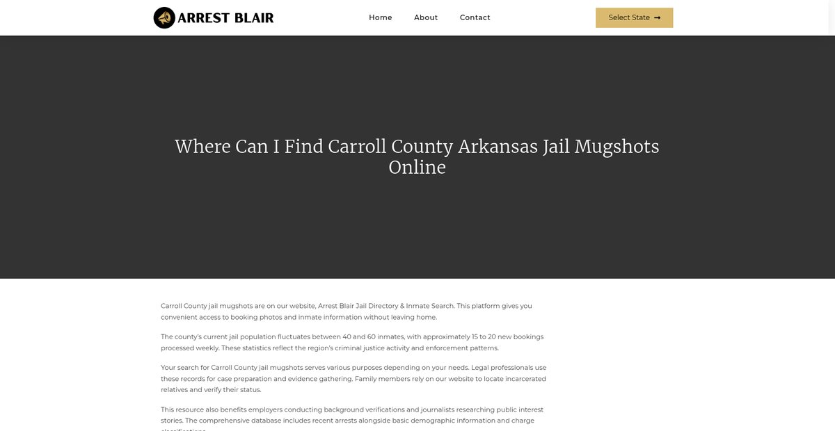 Preview of arrestblair.org