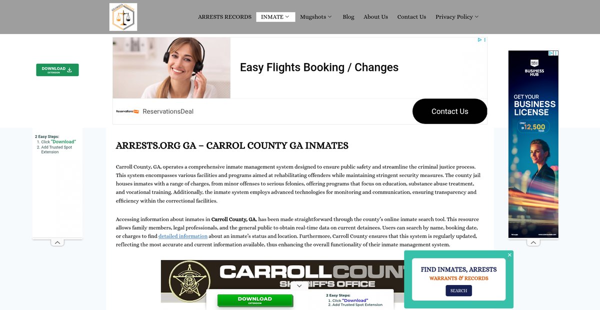 Preview of ga-arrests.org