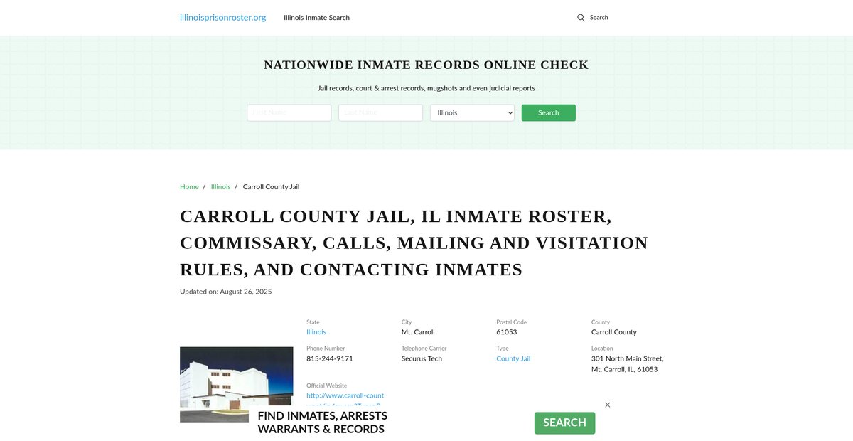 Preview of illinoisprisonroster.org