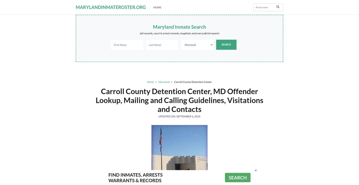 Preview of marylandinmateroster.org