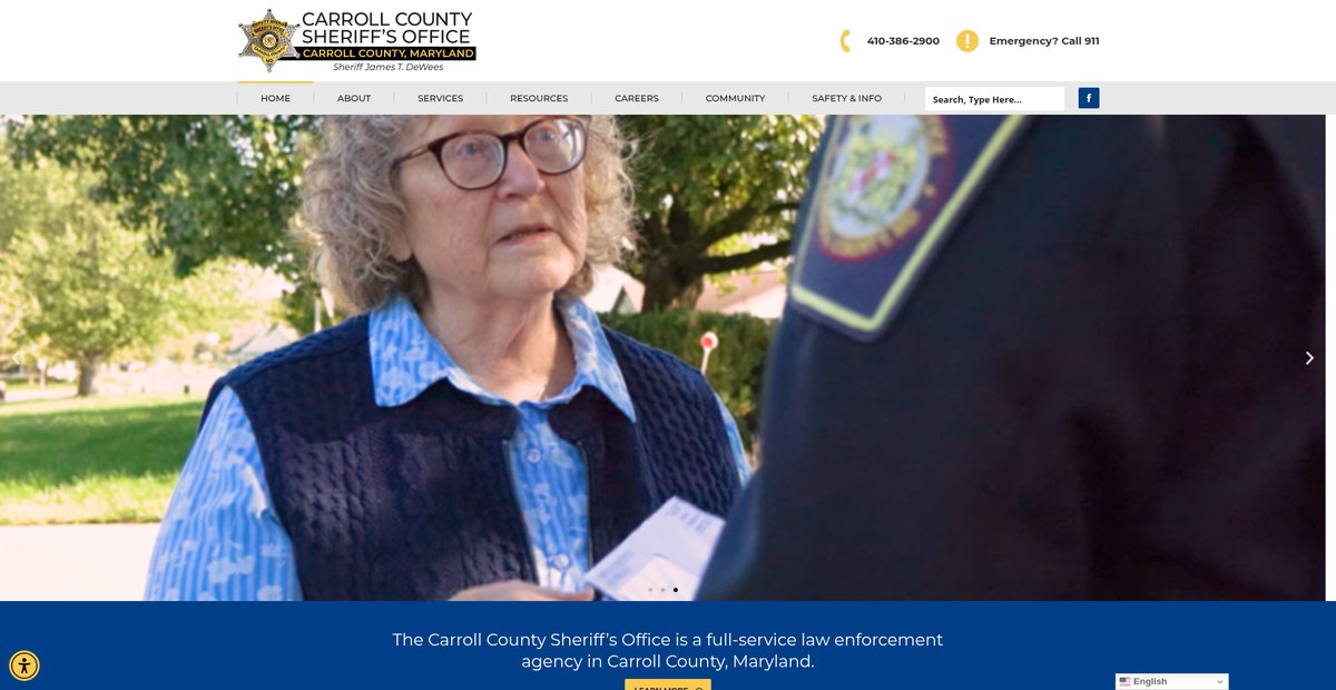 Preview of sheriff.carrollcountymd.gov