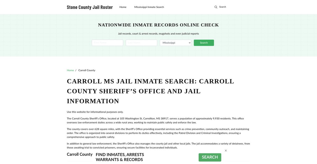 Preview of stonecountygov.com