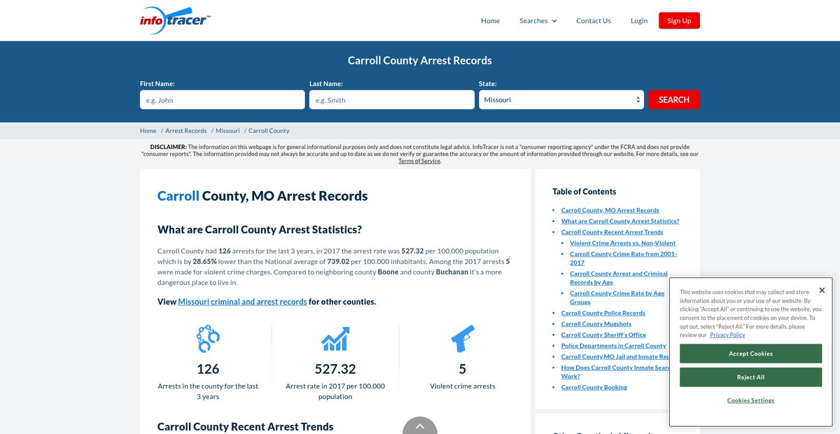 Preview of infotracer.com