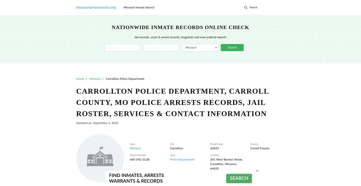 Preview of missouriprisonroster.org