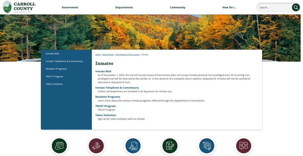 Preview of carrollcountynh.gov