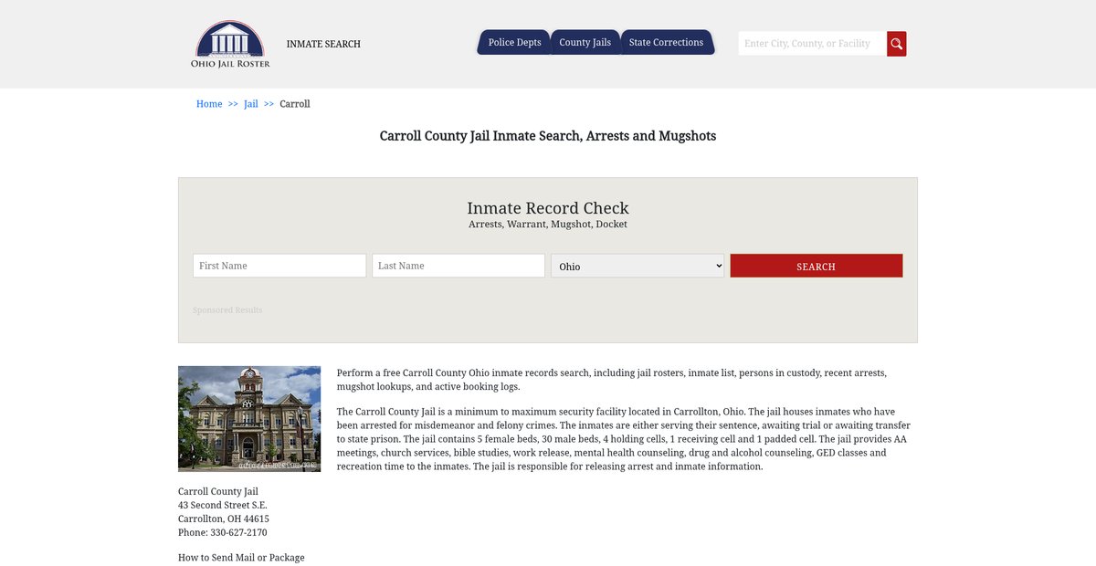 Preview of ohiojailroster.com