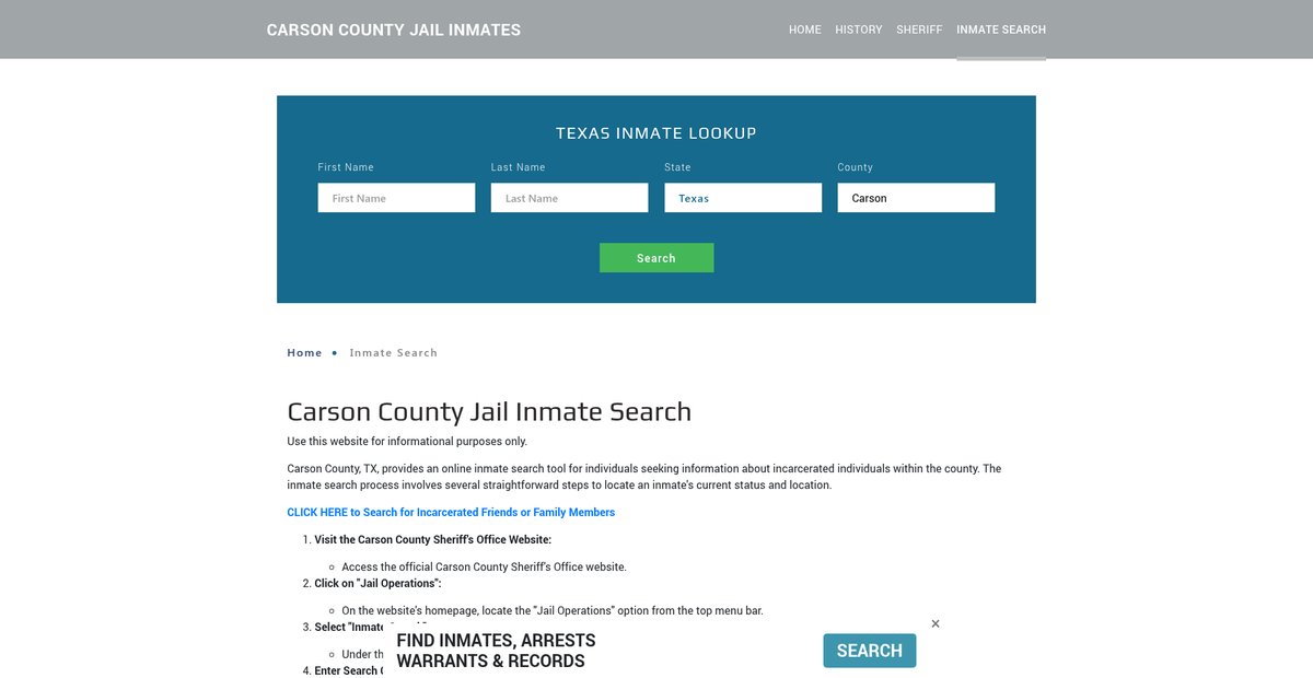 Preview of carsonjailroster.org