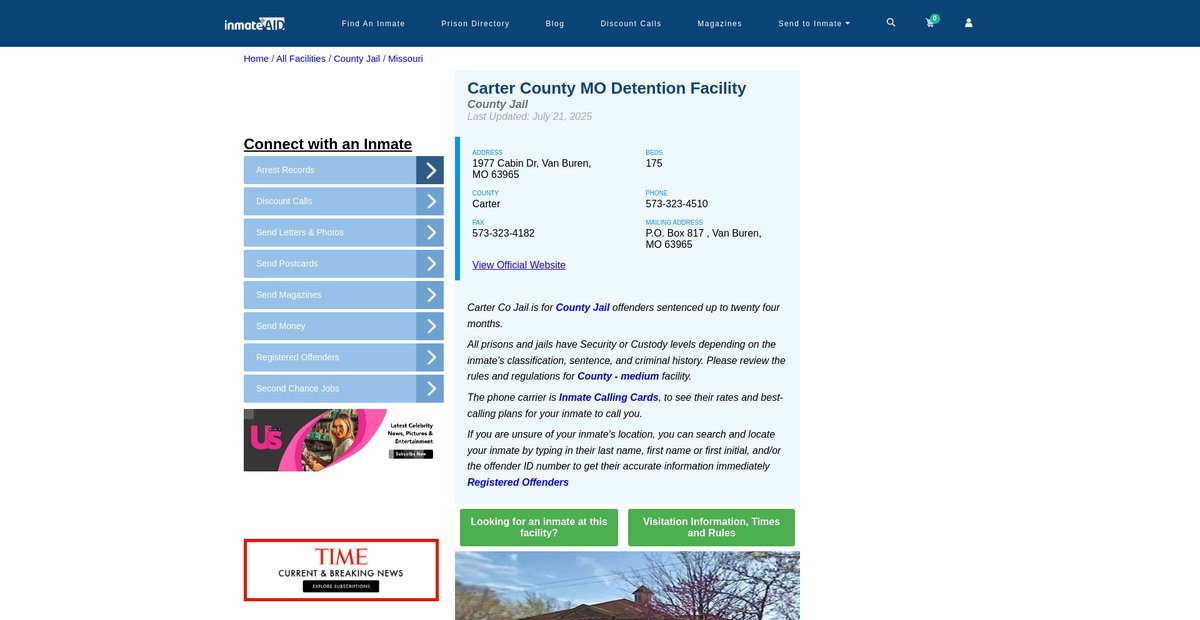 Preview of inmateaid.com
