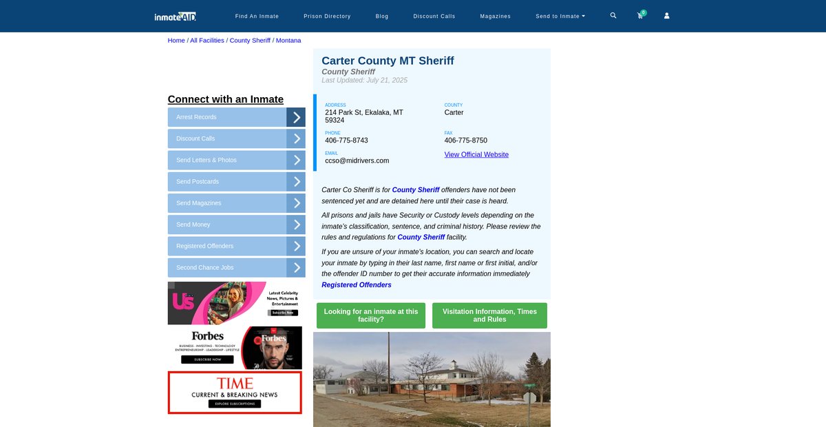 Preview of inmateaid.com