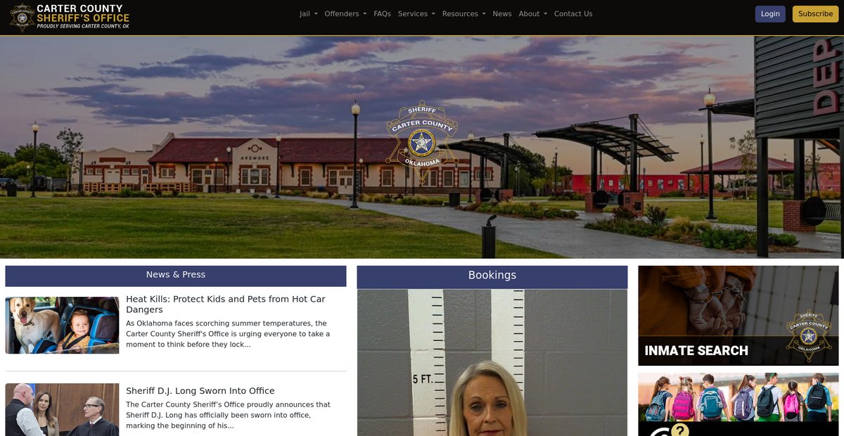 Preview of cartercountysheriff.us