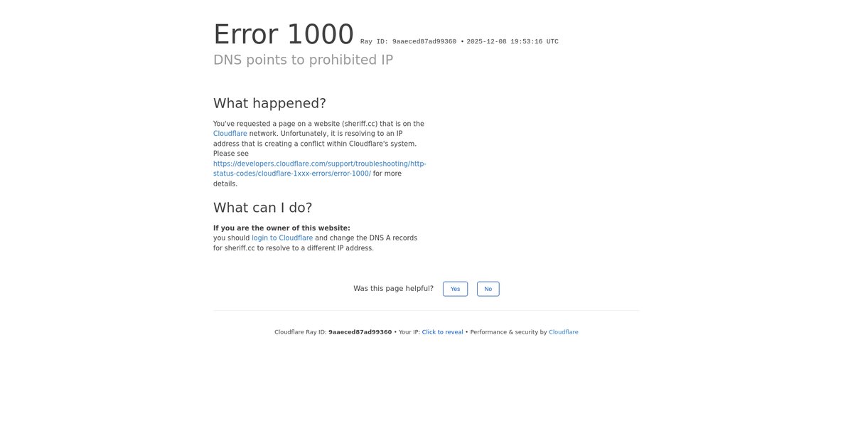 Preview of sheriff.cc