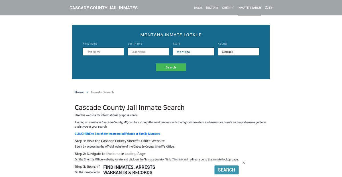 Preview of cascadejailroster.org