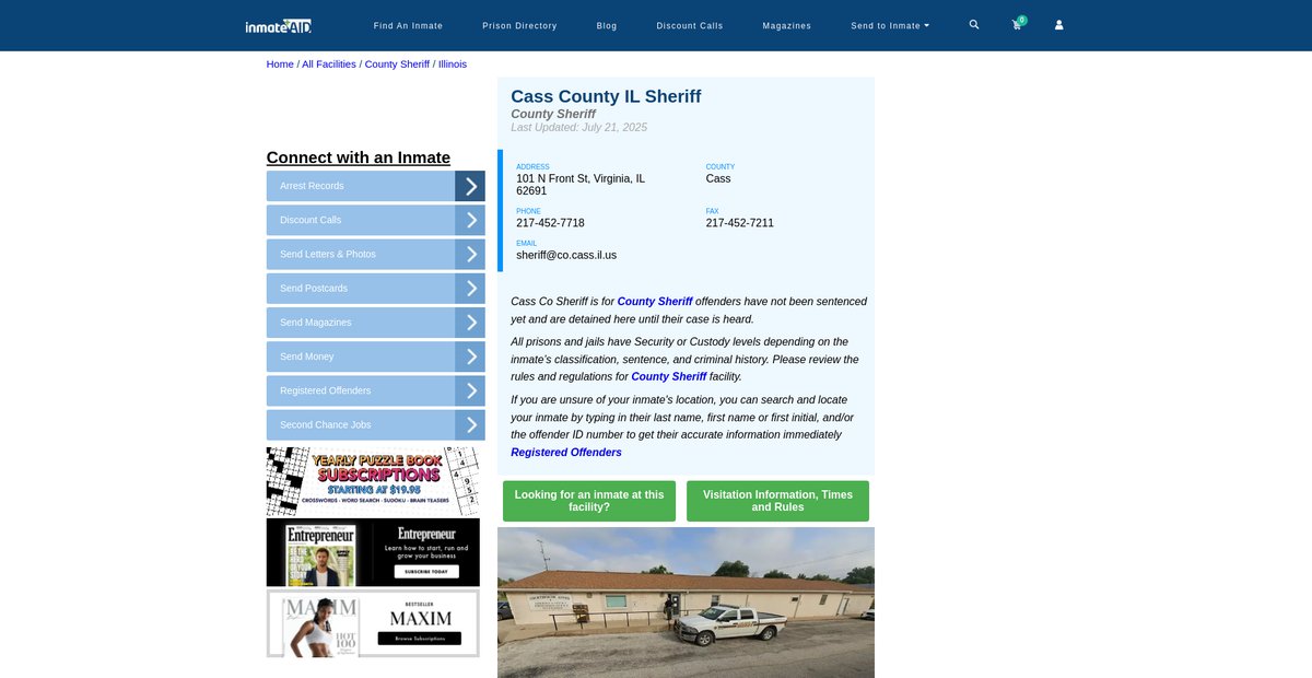 Preview of inmateaid.com
