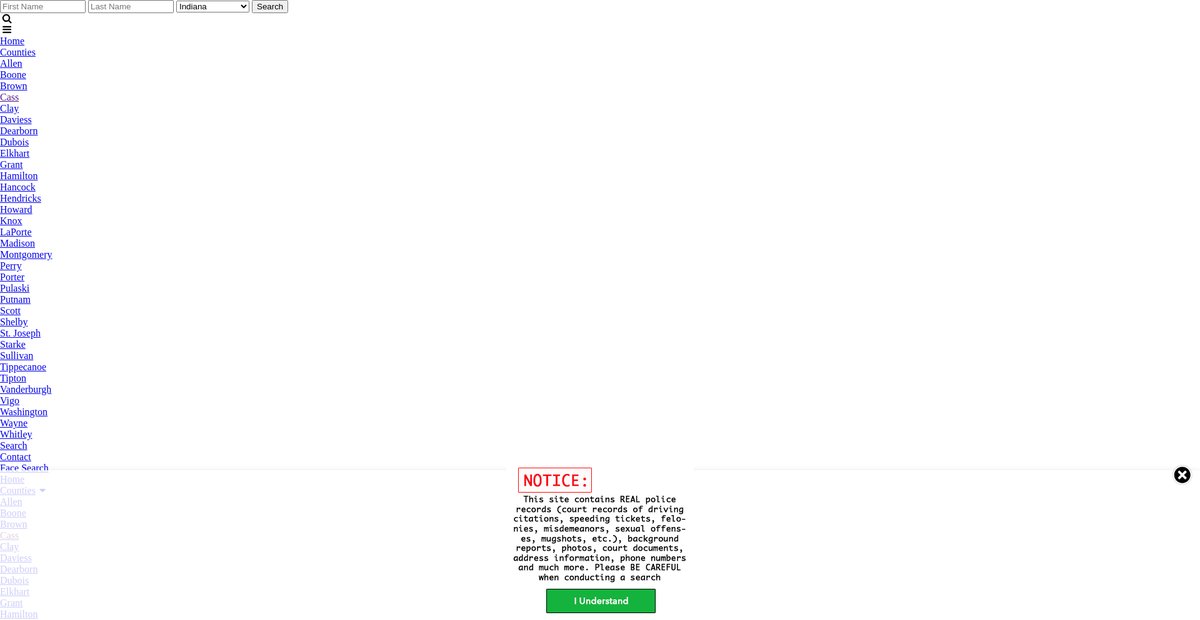 Preview of indiana.arrests.org