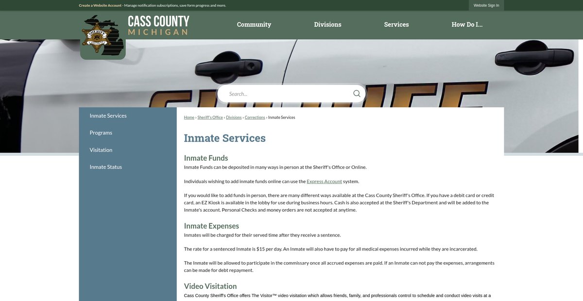 Preview of casscountymi.org