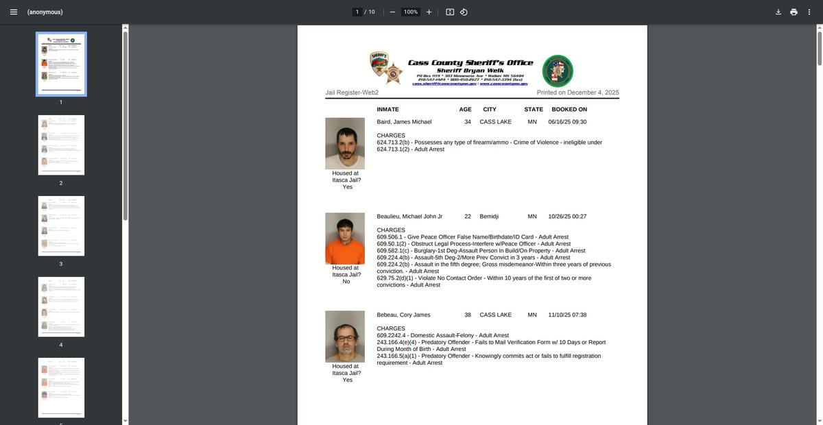 Preview of cassweb.casscountymn.gov