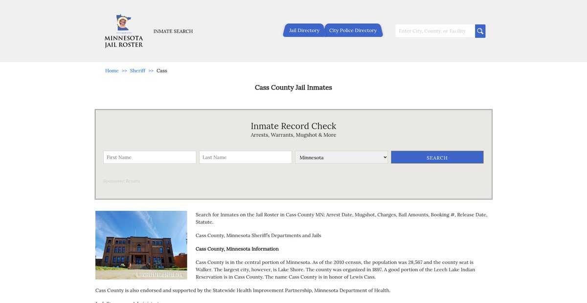 Preview of minnesotajailroster.com