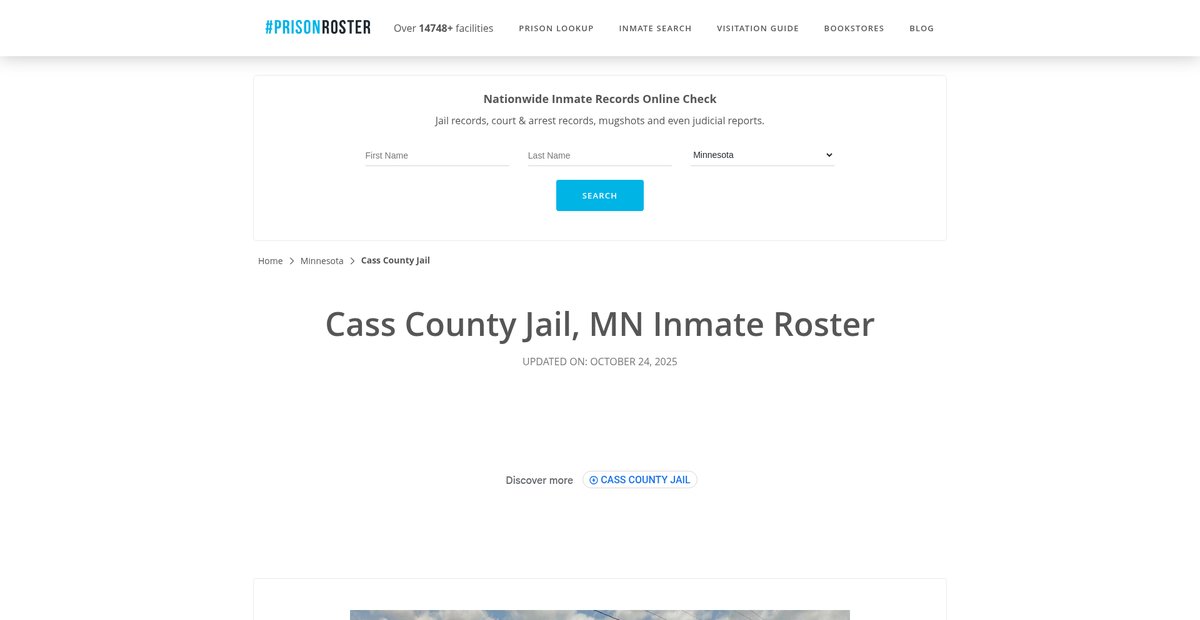 Preview of prisonroster.com