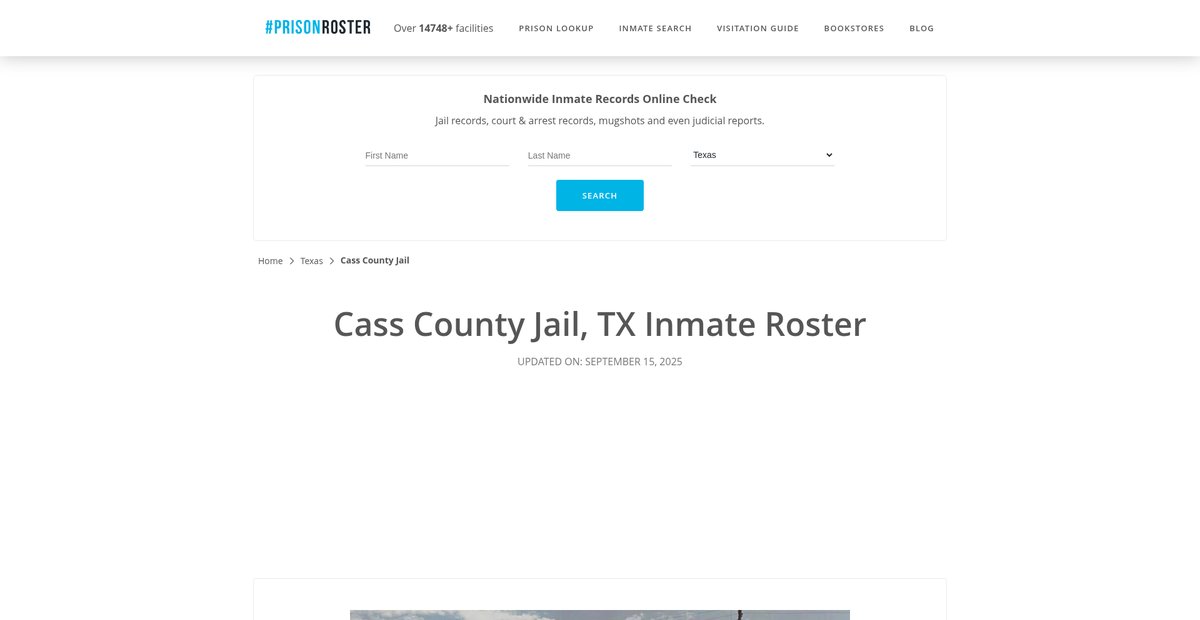 Preview of prisonroster.com