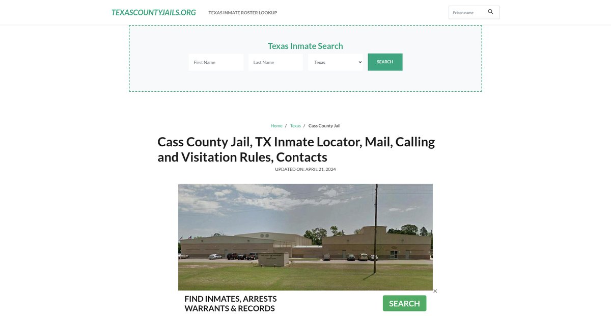 Preview of texascountyjails.org