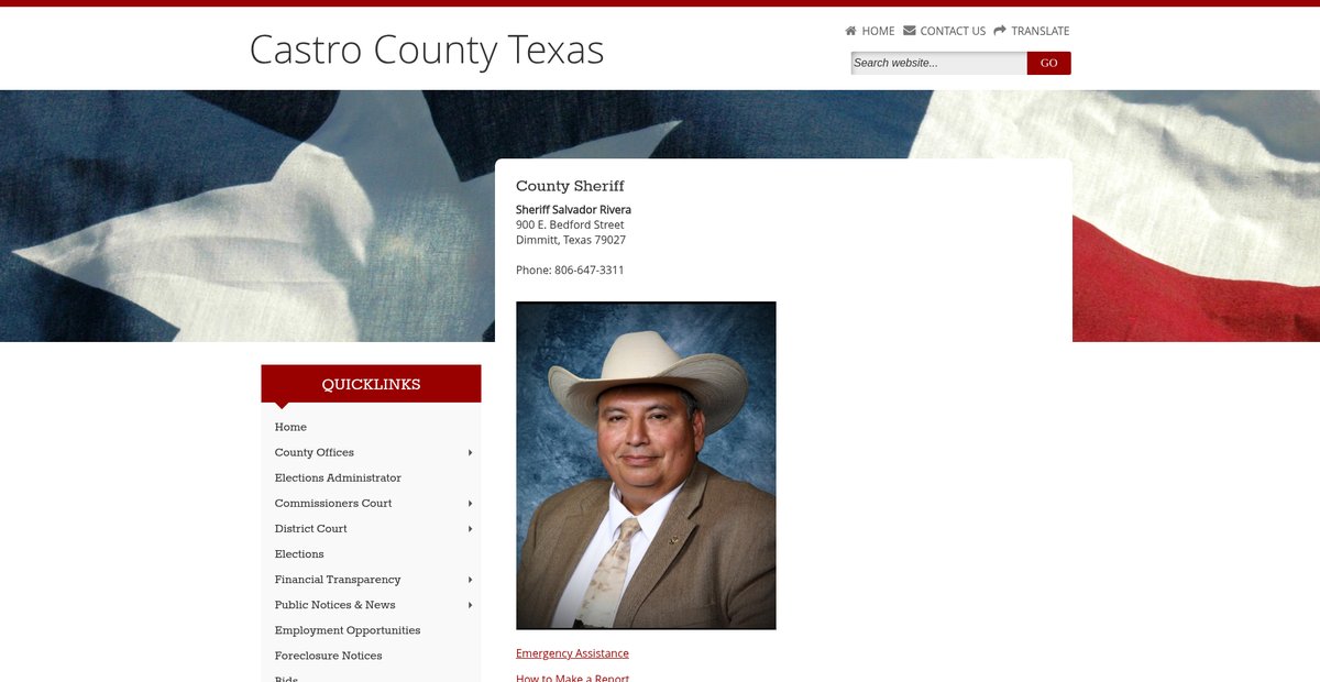 Preview of co.castro.tx.us