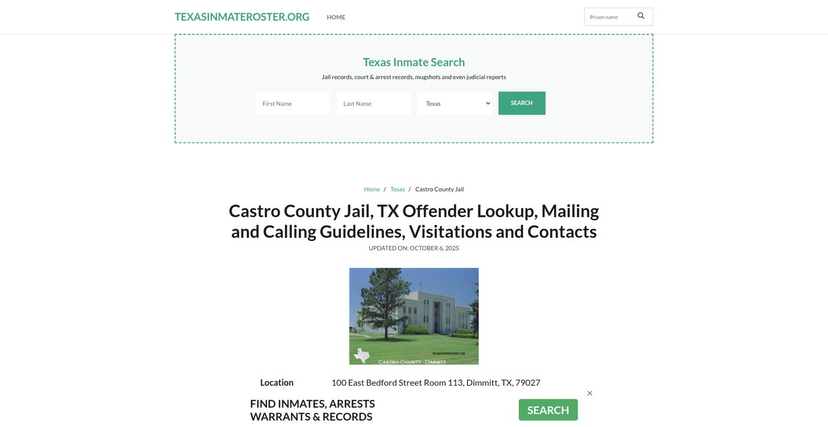 Preview of texasinmateroster.org