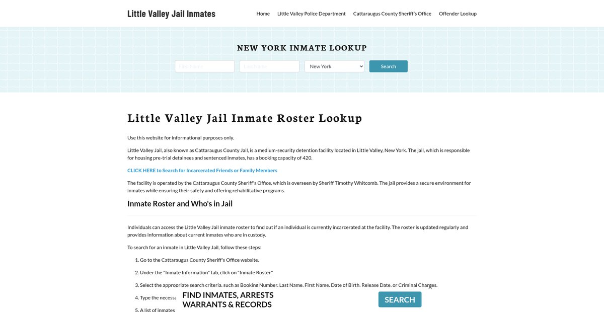 Preview of littlevalleyjail.org