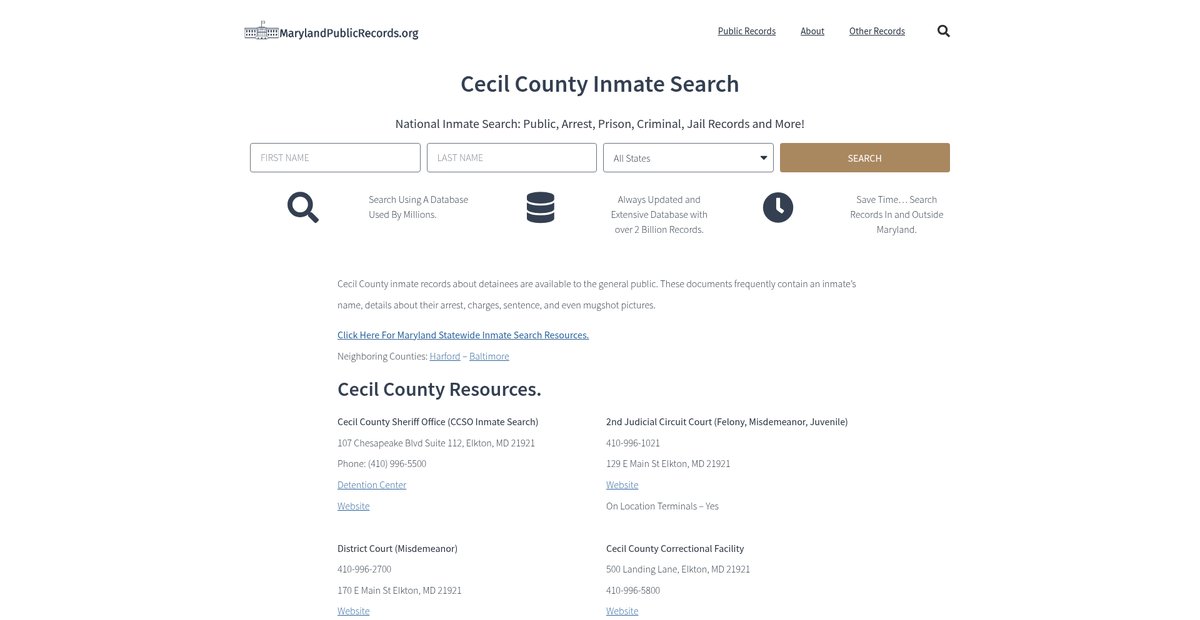 Preview of marylandpublicrecords.org