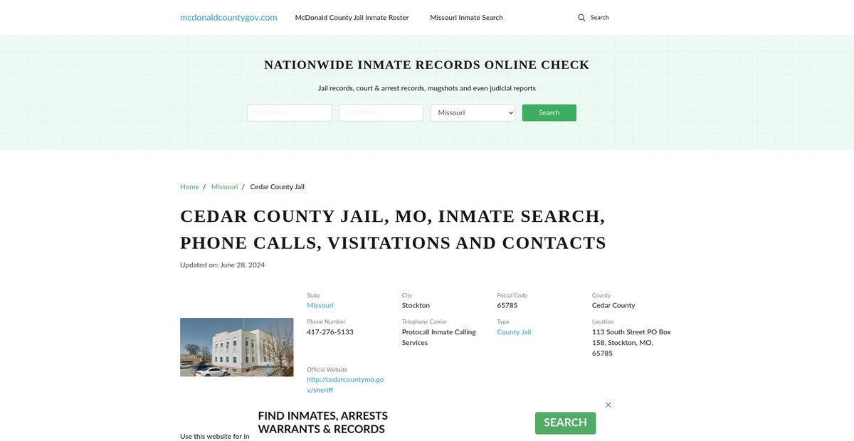 Preview of mcdonaldcountygov.com