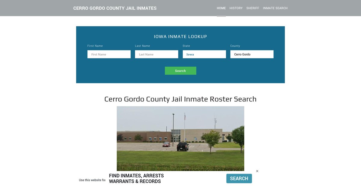 Preview of cerrogordojailroster.org