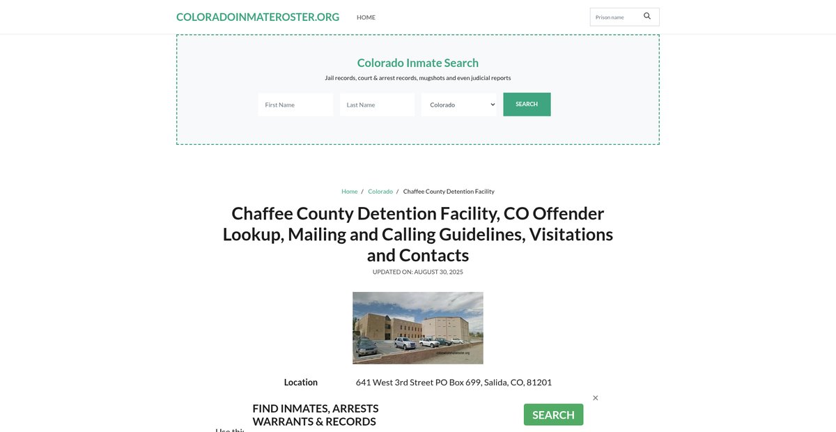 Preview of coloradoinmateroster.org