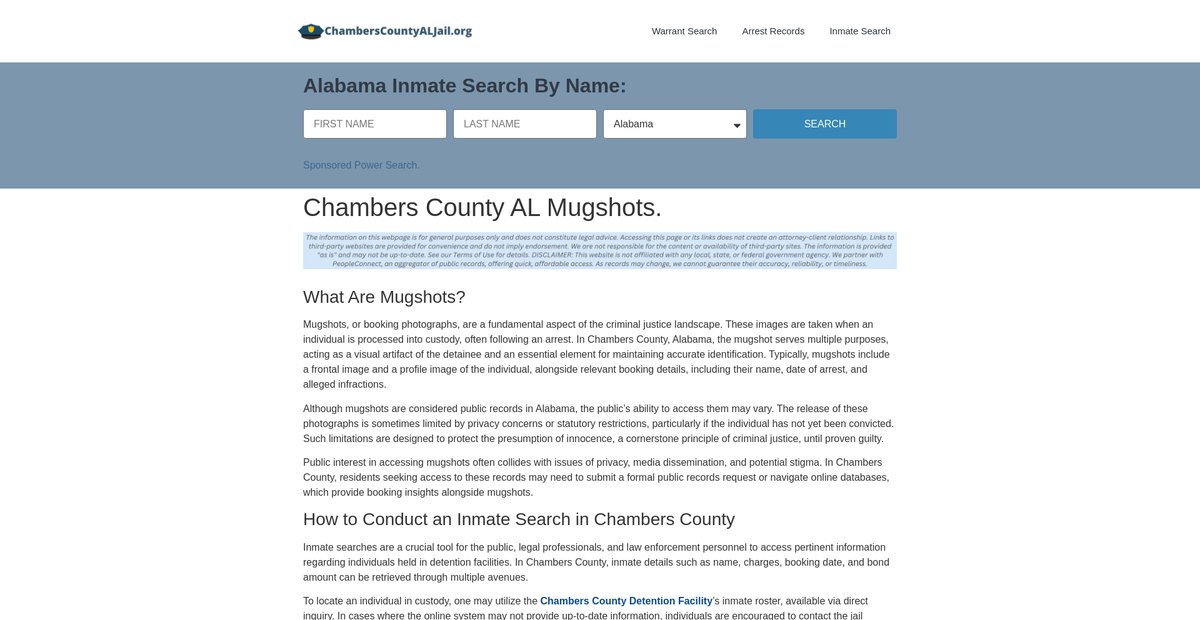 Preview of chamberscountyaljail.org