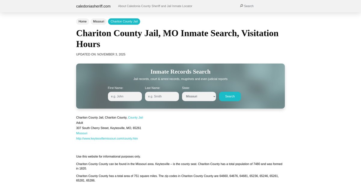 Preview of caledoniasheriff.com