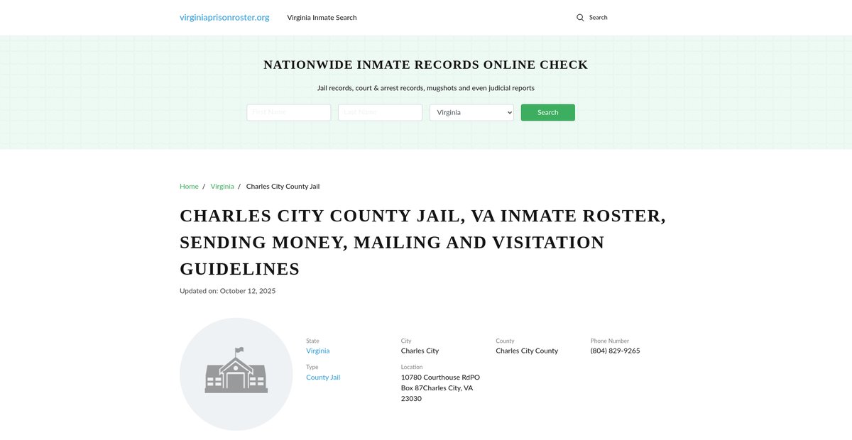 Preview of virginiaprisonroster.org