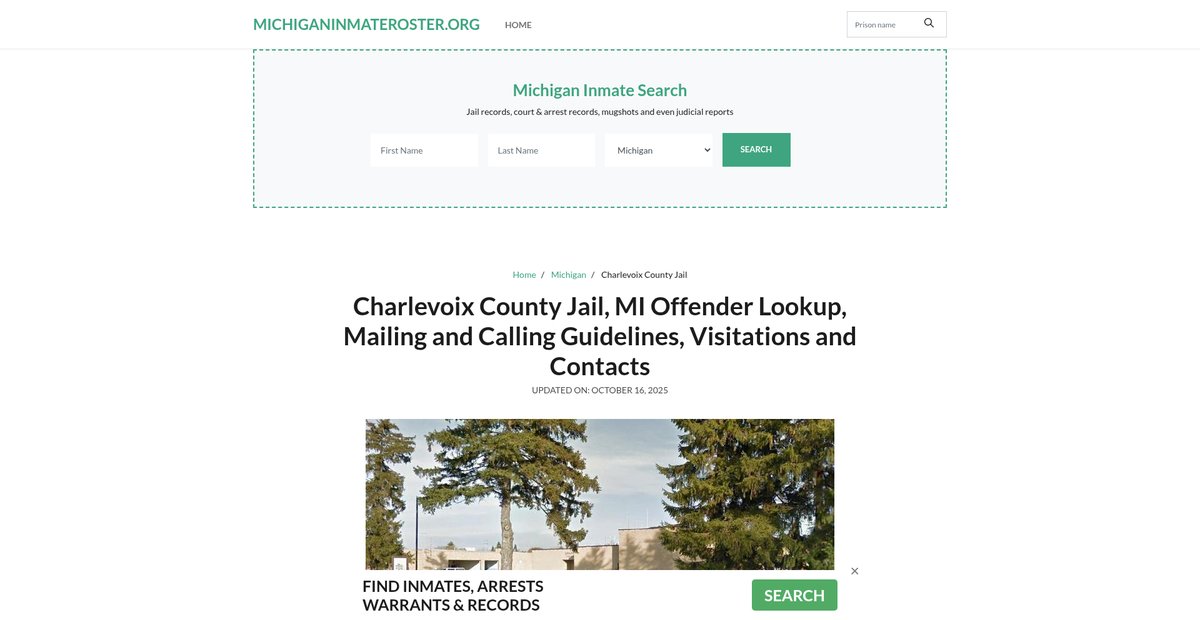 Preview of michiganinmateroster.org