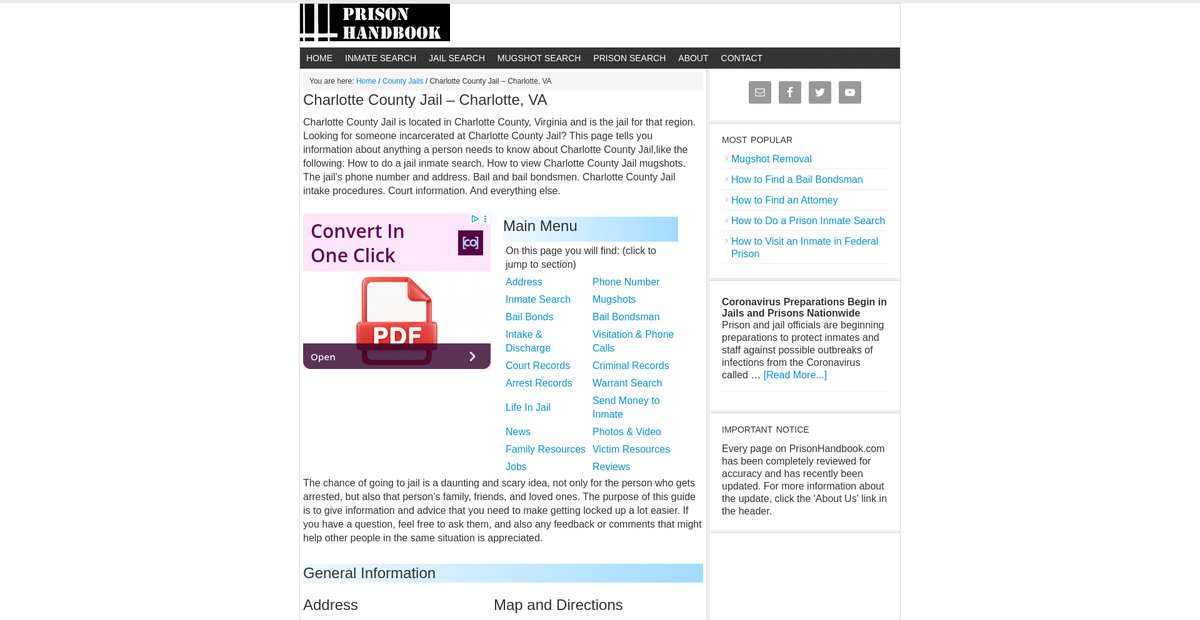 Preview of prisonhandbook.com