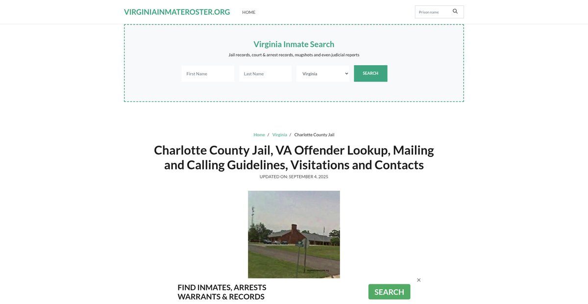 Preview of virginiainmateroster.org