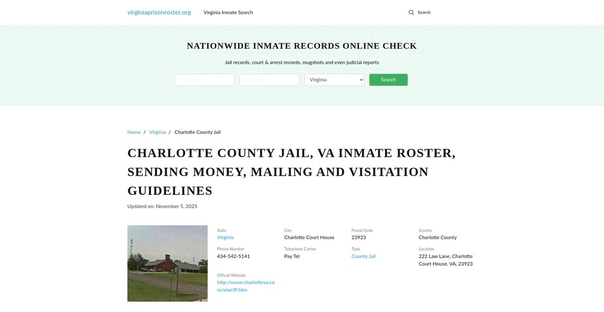 Preview of virginiaprisonroster.org