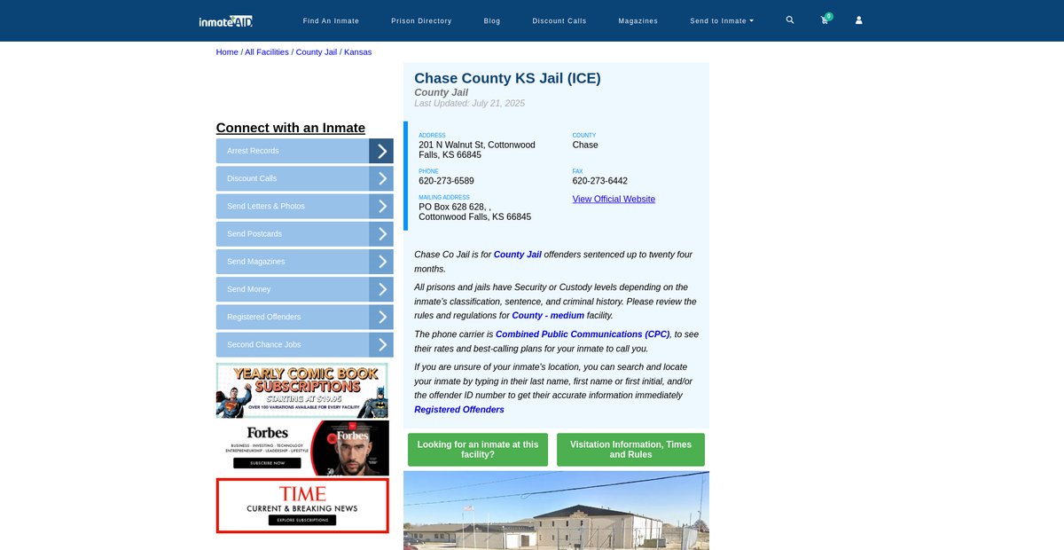 Preview of inmateaid.com
