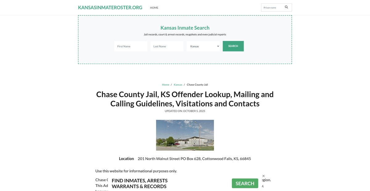 Preview of kansasinmateroster.org