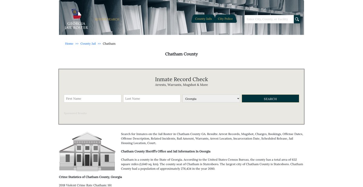 Preview of georgiajailroster.com