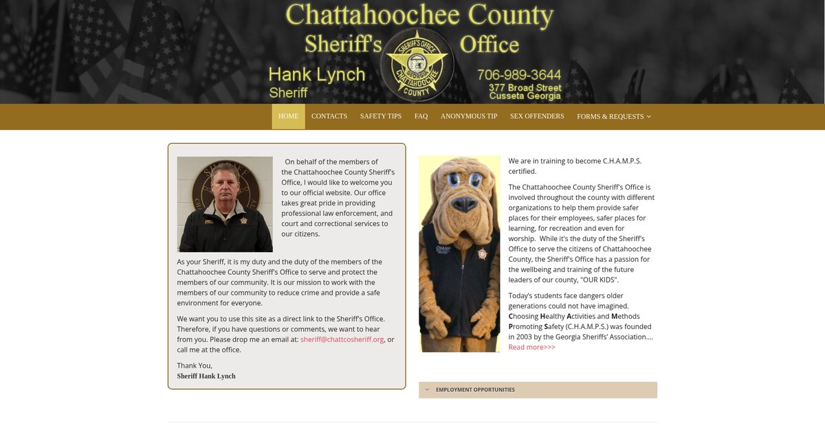 Preview of chattcosheriff.org