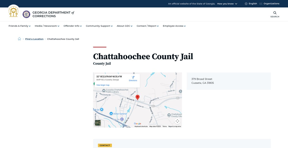 Preview of gdc.georgia.gov