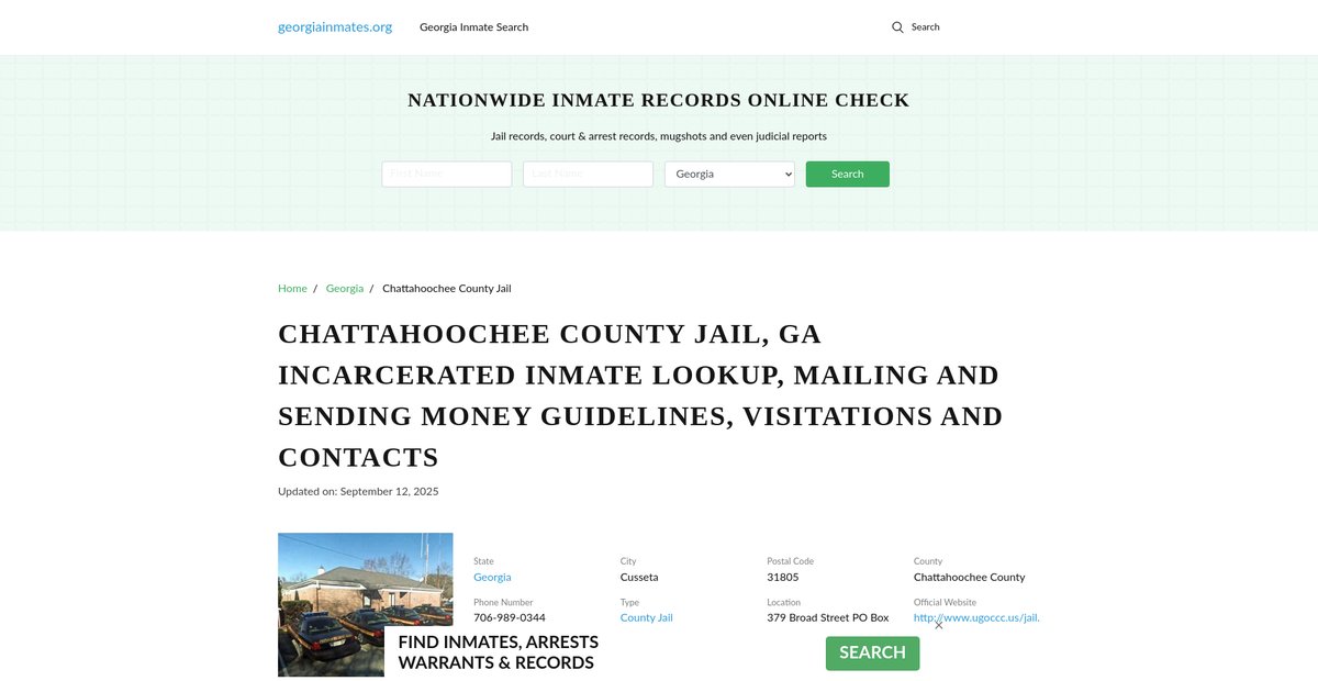 Preview of georgiainmates.org