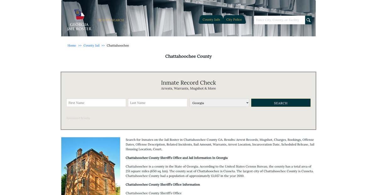 Preview of georgiajailroster.com