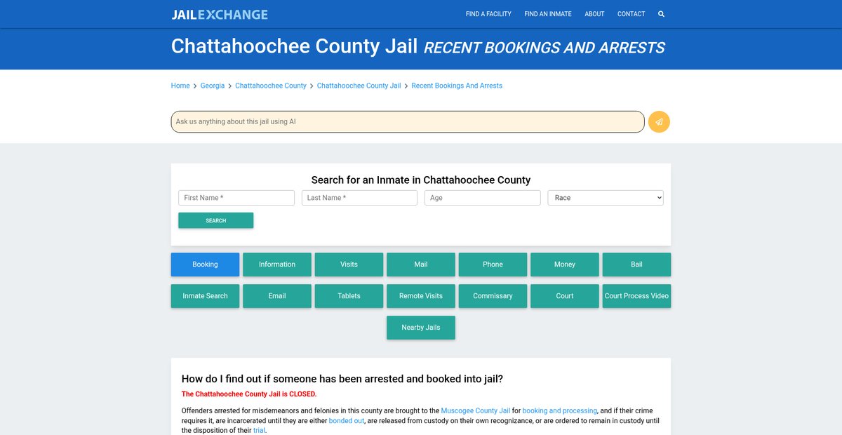 Preview of jailexchange.com