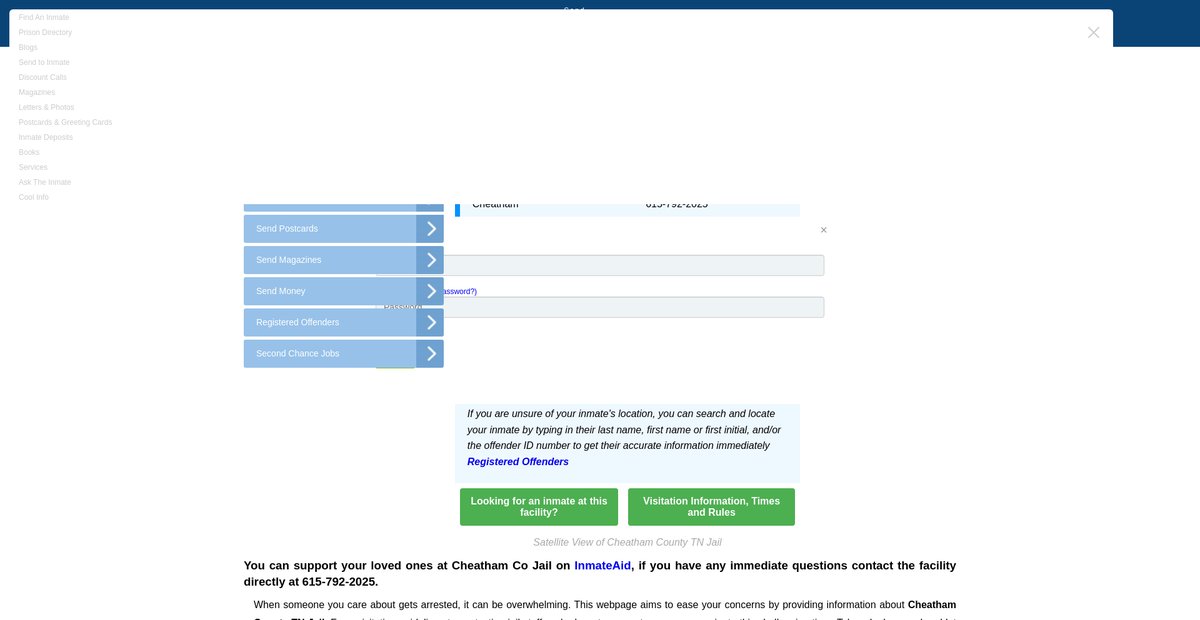 Preview of inmateaid.com
