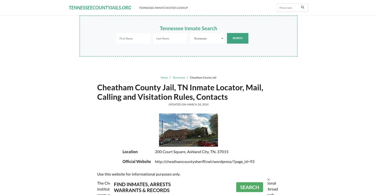Preview of tennesseecountyjails.org
