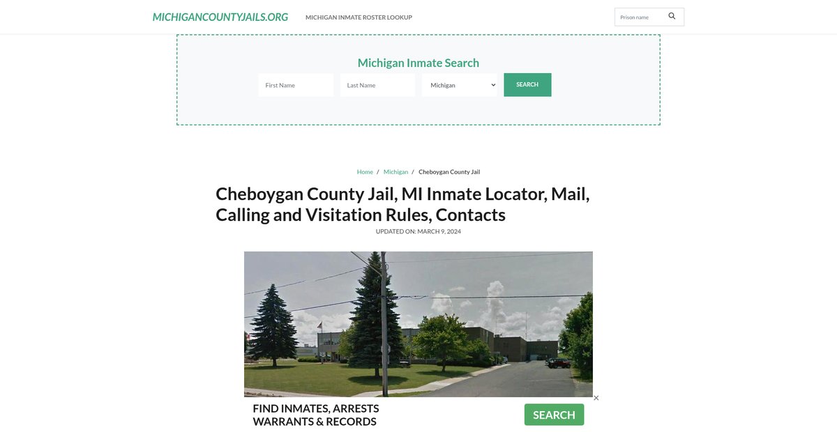 Preview of michigancountyjails.org