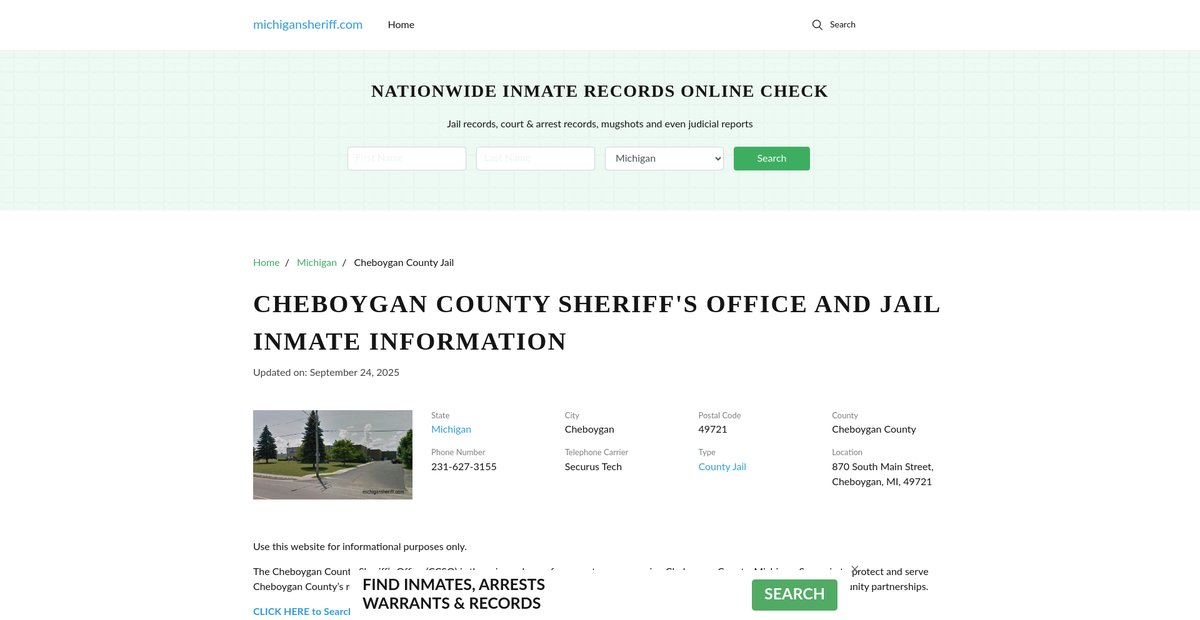 Preview of michigansheriff.com